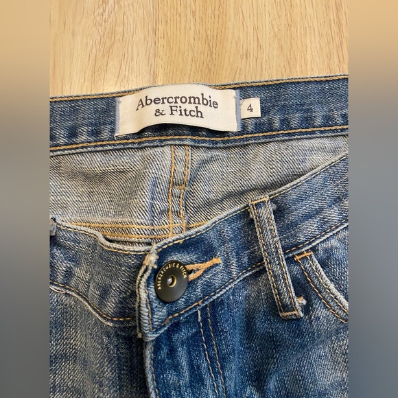 Abercrombie and Fitch Low Rise DistressedJeans from early 2000’s - Picture 2 of 4